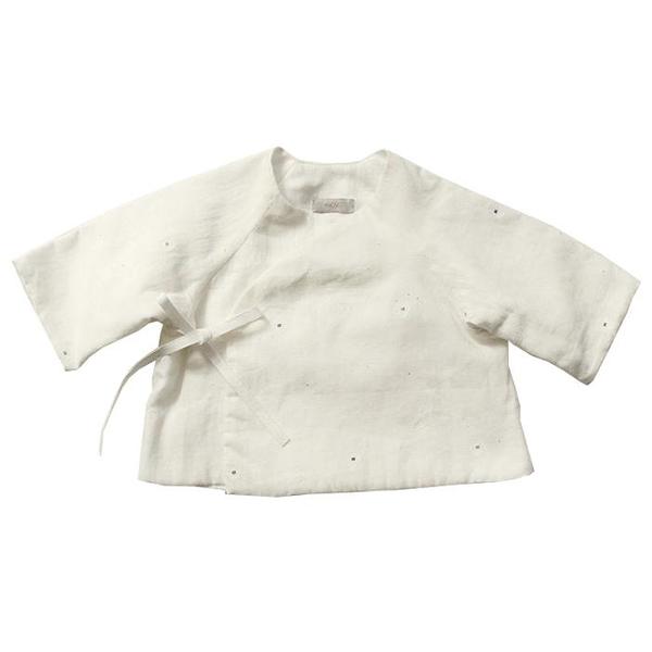 Kids Makié Mille Jacket - Cream/Blue Dots Kids Makié Mille Jacket - Cream/Blue Dots