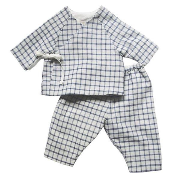 Kids Makié Makie Mille Pants - Blue Gingham Kids Makié Makie Mille Pants - Blue Gingham