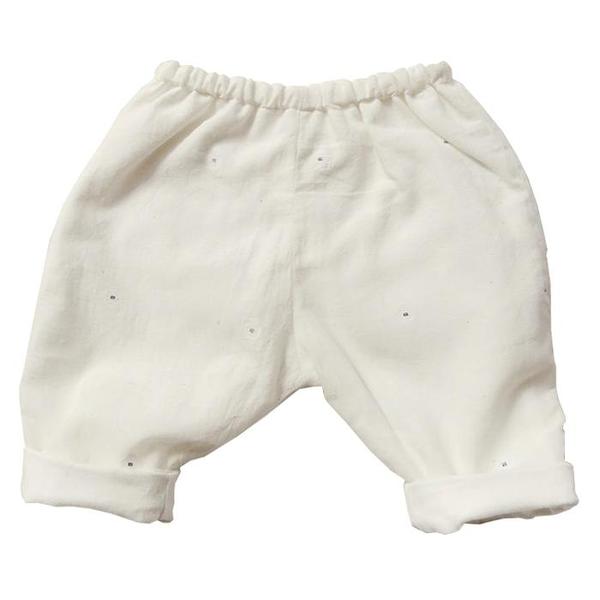 Kids Makié Mille Pants - Cream/Blue Dots Kids Makié Mille Pants - Cream/Blue Dots