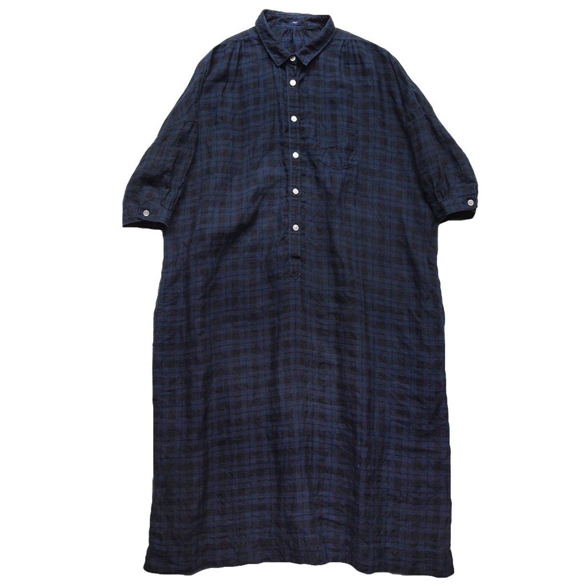 Makié Jen Dress - Indigo Blue Plaid - Image 1 of 4