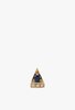 Jennie Kwon Designs Sapphire Deco Point Triangle Stud Earring - Thumbnail 1