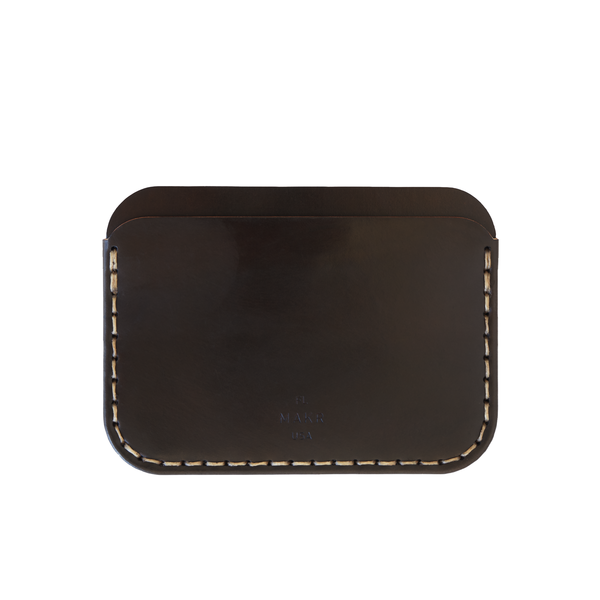 Makr Round Wallet - Dark Cognac Makr Round Wallet - Dark Cognac