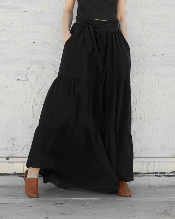 INGA-LENA The Radah Skirt - Charcoal INGA-LENA The Radah Skirt - Charcoal