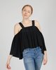 INGA-LENARutha Silk Top - Charcoal Noire - Thumbnail 4
