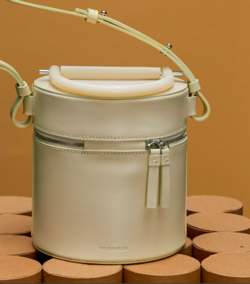 Building Block Drum Bag - Bone | Garmentory