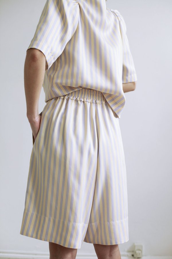Mr. Larkin freddy shorts - lavender stripe Mr. Larkin freddy shorts - lavender stripe