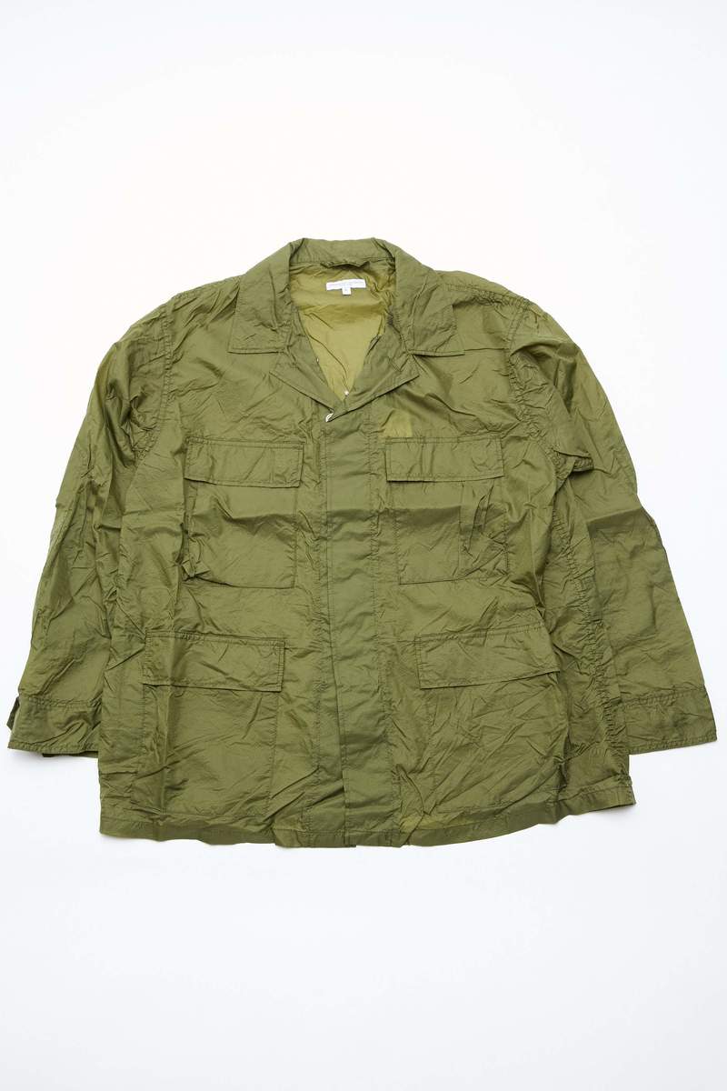 Engineered Garments Nylon Micro Ripstop BDU Jacket - Olive