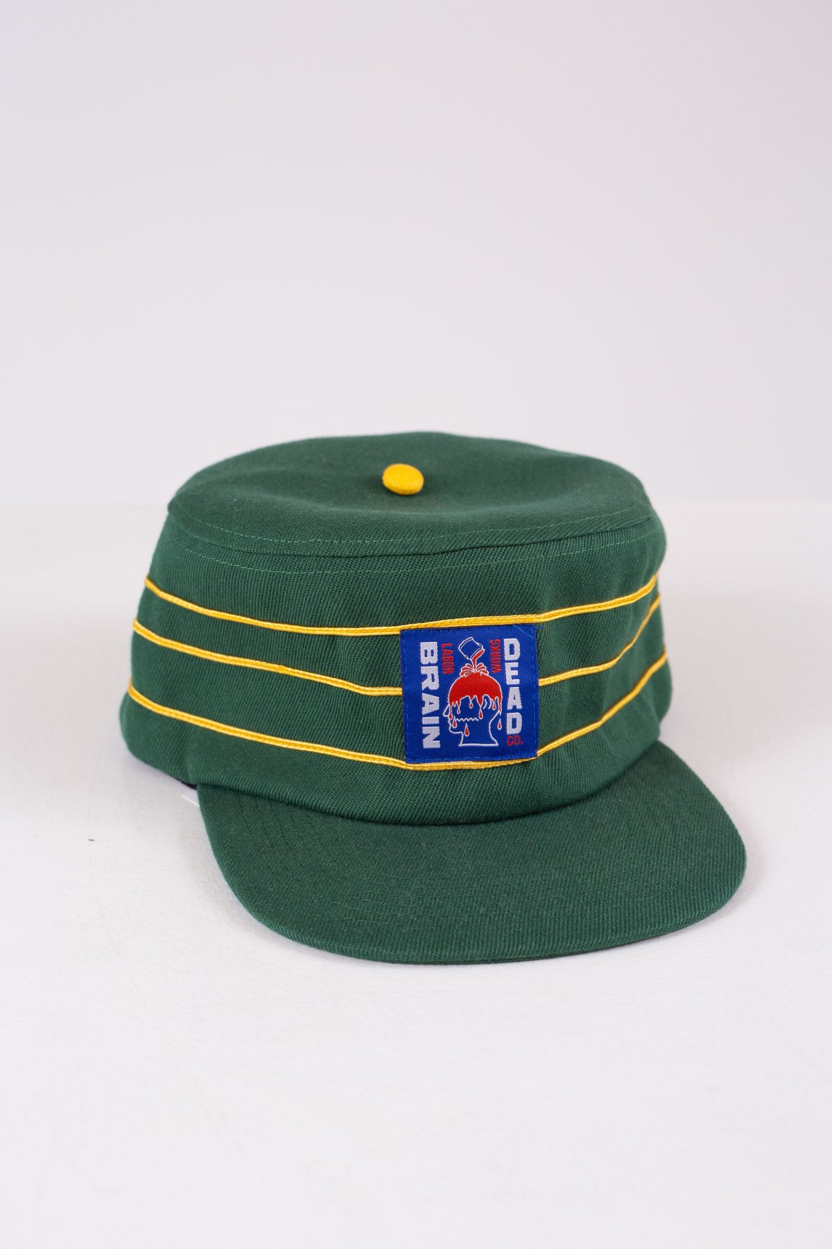 Brain Dead Pillbox Hat Green/Gold | Garmentory