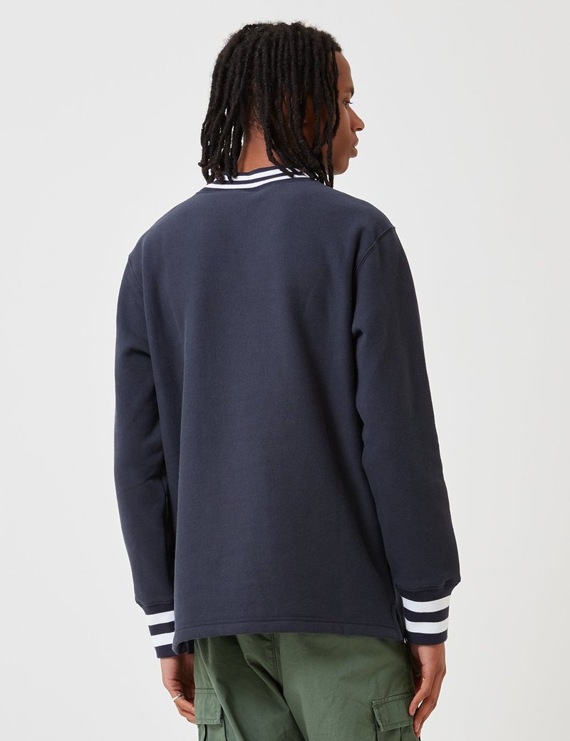 トップス CHAMPION by HOLIDAY REVERSE WEAVE HALF Champion Reverse Weave Half-Zip Sweatshirt - Navy Blue