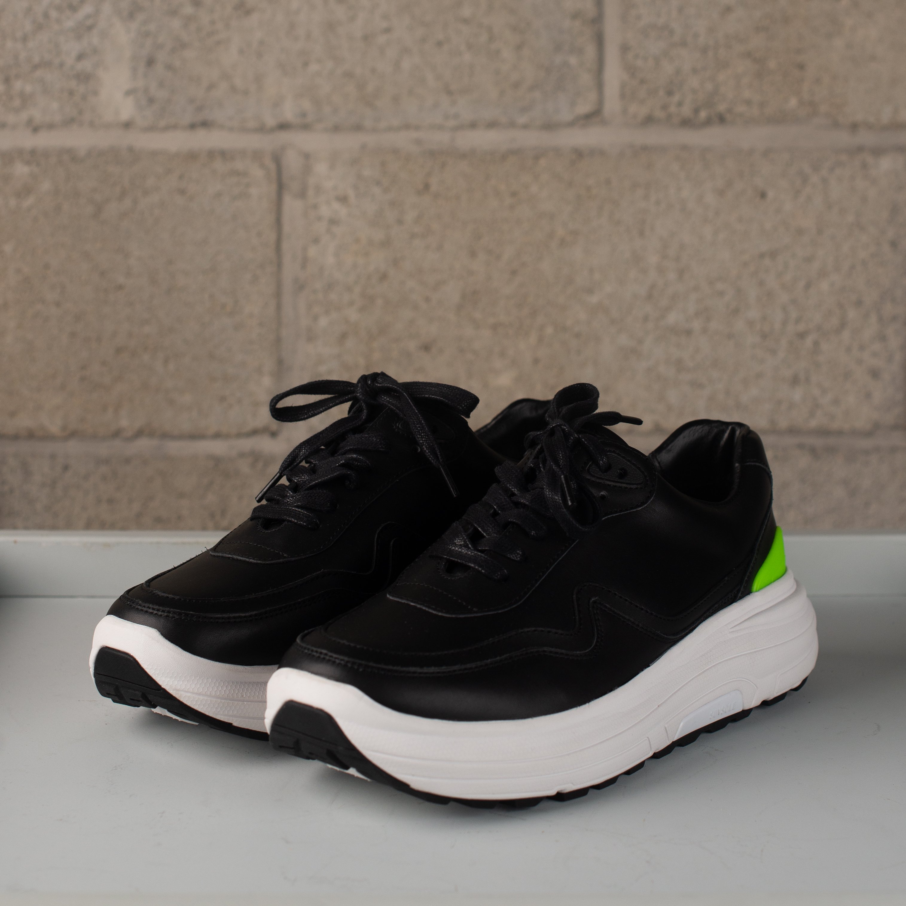 Uniform Experiment Heel Stabilizer Sneakers BLACK Garmentory
