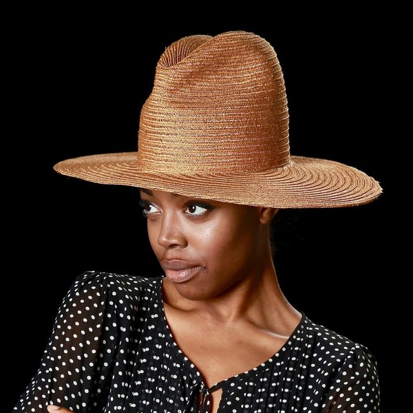 Esenshel Yoko Wide Oval Brim Hat Esenshel Yoko Wide Oval Brim Hat