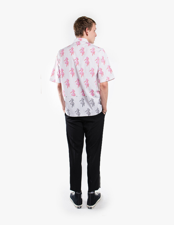 McQ Alexander McQueen Cut Up Billy Shirt - Summer Stripe McQ Alexander McQueen Cut Up Billy Shirt - Summer Stripe