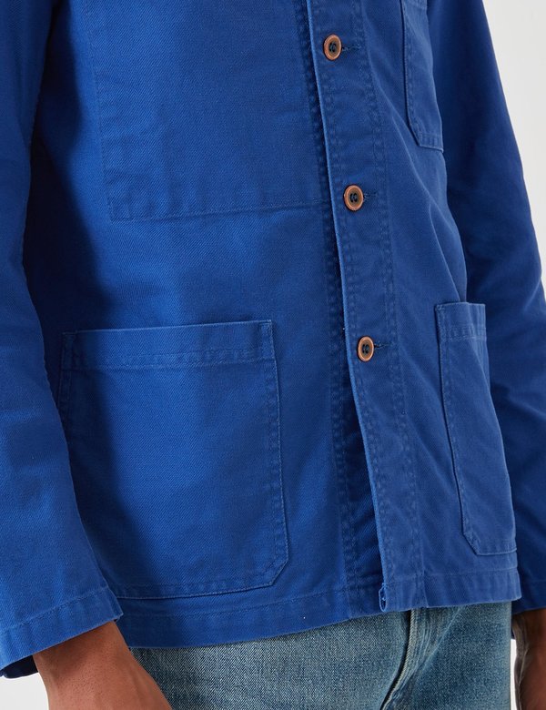 Vetra Dungaree Wash Twill French Workwear Jacket 5-Short - Bugatti Blue Vetra Dungaree Wash Twill French Workwear Jacket 5-Short - Bugatti Blue