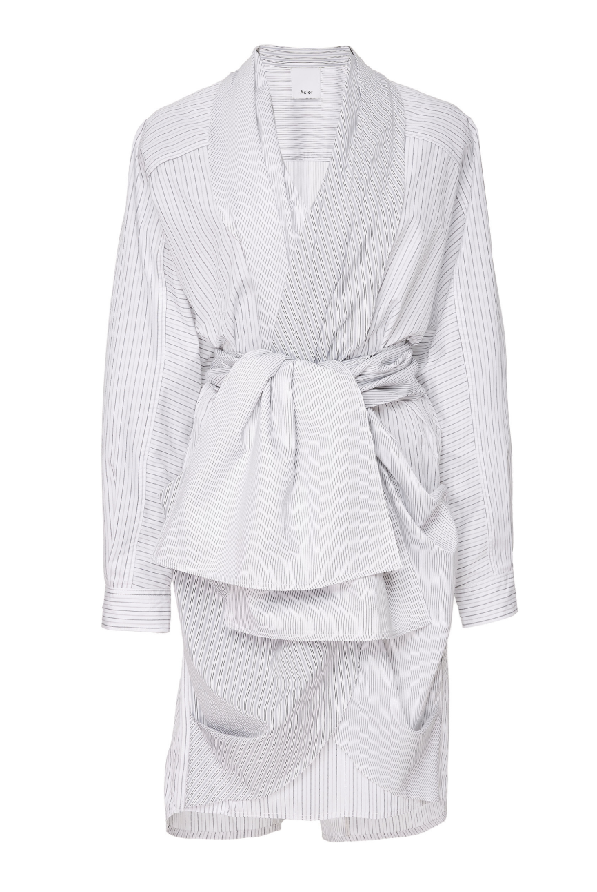 acler lipton shirt dress Seen in Acler. @lauren.sillato styles the 'Sageston Gown' and 'Crystal Birch Bag' in Ivory. Shop her look via the link in bio. #Acler #AclerSpring25