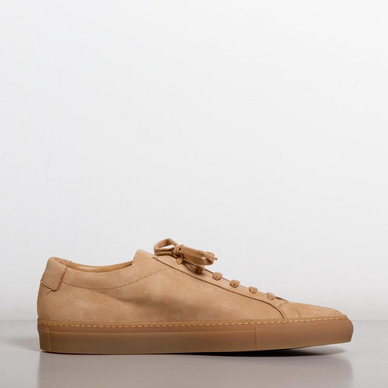 ◆Common Projects ◆ Original Achilles Low Nubuck Sneakers O Common Projects Achilles Low Nubuck Sneakers - Tan | Garmentory