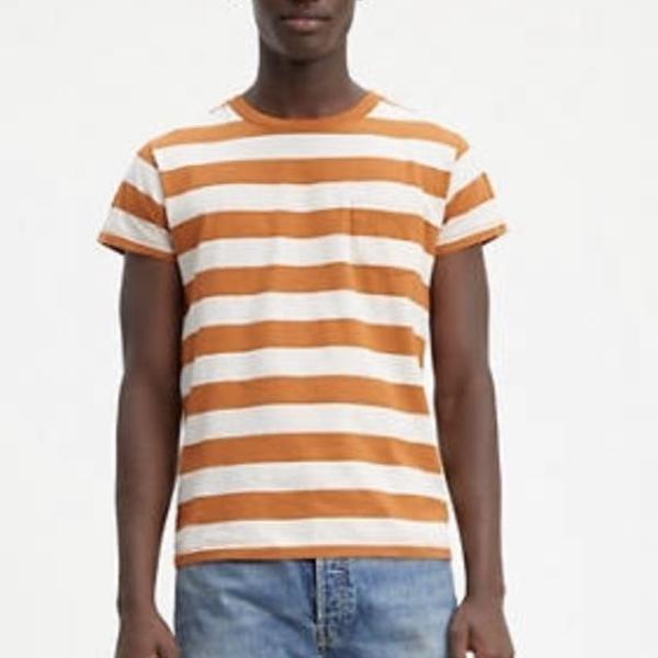 Levi's Vintage Clothing 1950s Sportswear Tee Rust Stripe