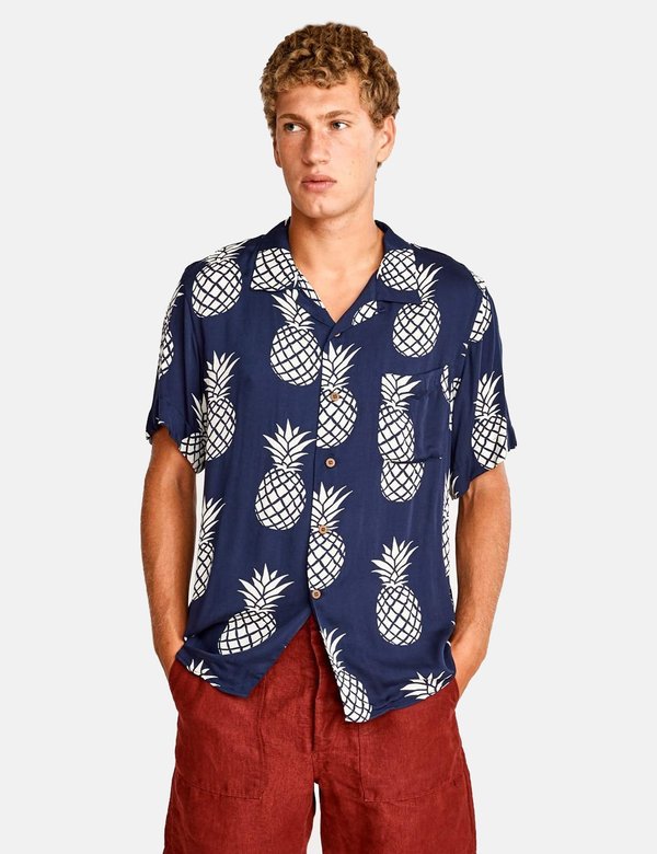 Bellerose Gowai Shirt - Navy Blue Bellerose Gowai Shirt - Navy Blue