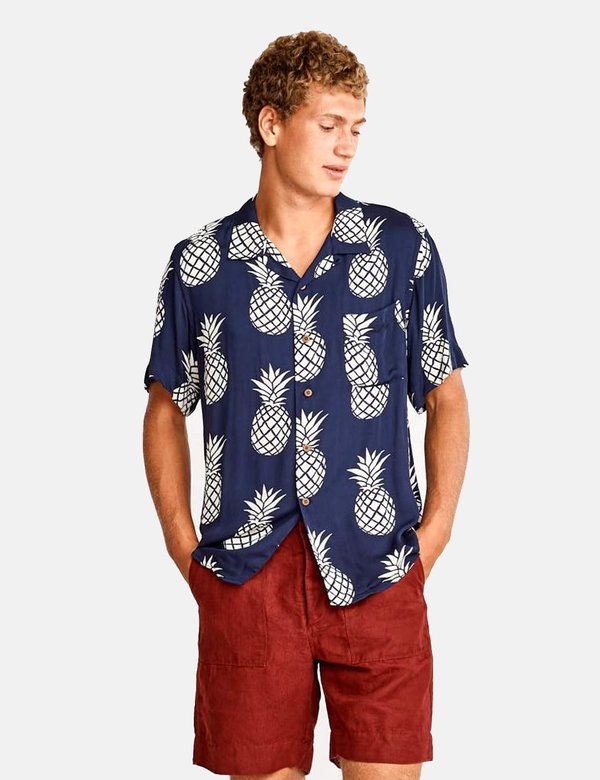 Bellerose Gowai Shirt - Navy Blue Bellerose Gowai Shirt - Navy Blue