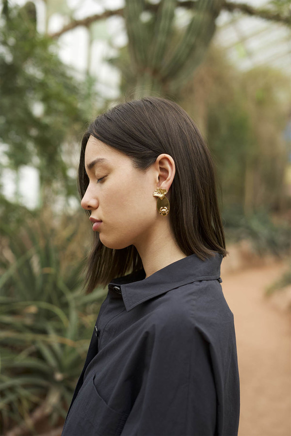 Anne Thomas Crustaces Earrings - 18k Gold Plated Anne Thomas Crustaces Earrings - 18k Gold Plated