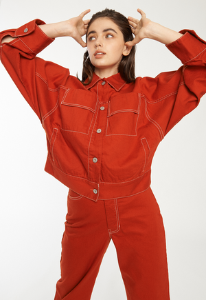 Kowtow Boxy Denim Jacket Kowtow Boxy Denim Jacket