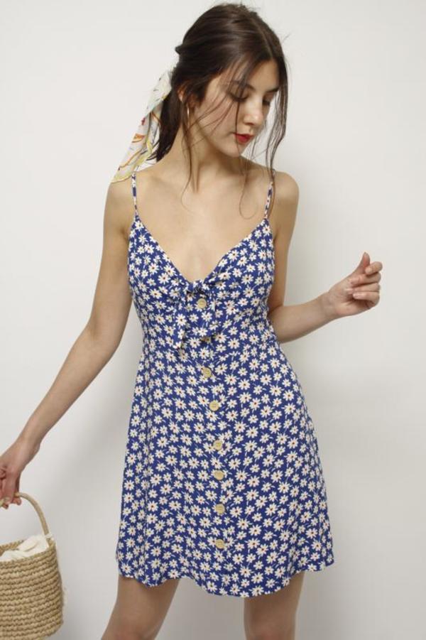 Lush CHARLOTTE DRESS - blue | Garmentory Lush CHARLOTTE DRESS - blue | Garmentory