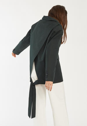 ROCKET X LUNCH Overlap Jacket - Forest Green ROCKET X LUNCH Overlap Jacket - Forest Green