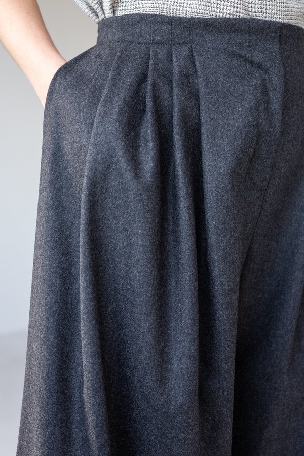 Lois Hazel Pleat Pant - Charcoal Lois Hazel Pleat Pant - Charcoal