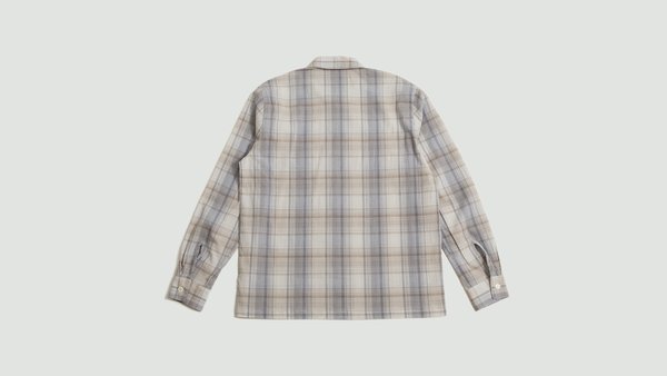 Mfpen Pocket Shirt - Light Brown Checked Mfpen Pocket Shirt - Light Brown Checked