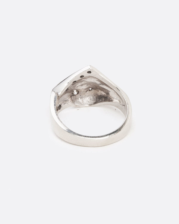 Love Adorned Vintage Geometric Diamond Ring - White Gold Love Adorned Vintage Geometric Diamond Ring - White Gold