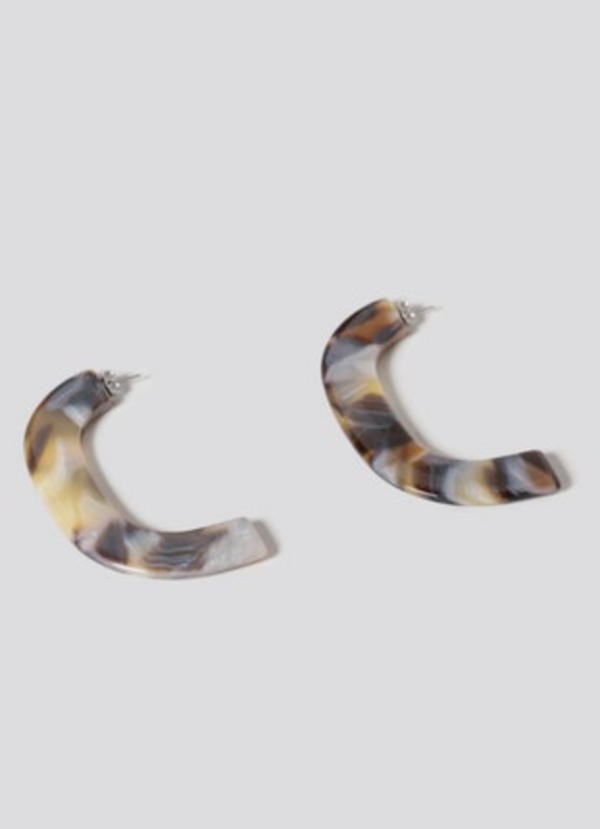 Rachel Comey Handle Earrings - Green Tortoise Rachel Comey Handle Earrings - Green Tortoise