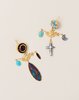 Bird Cross Drop Earrings - Thumbnail 4