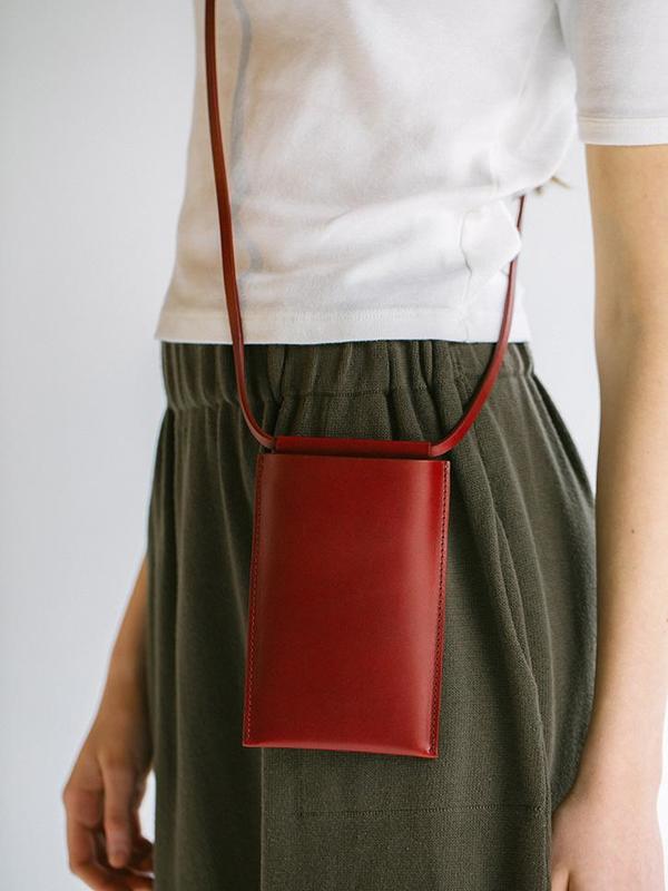 Building Block Large iPhone Sling - Cognac | Garmentory