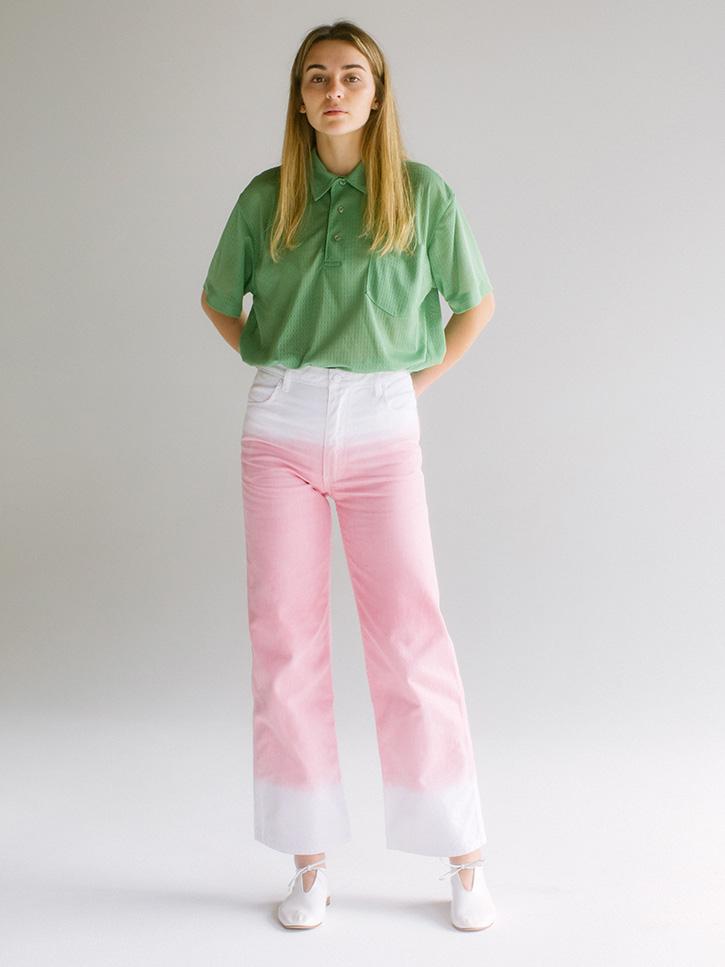 ECKHAUS LATTA コーデュロイシャツ S ピンク ECKHAUS LATTA コーデュロイシャツ S ピンク