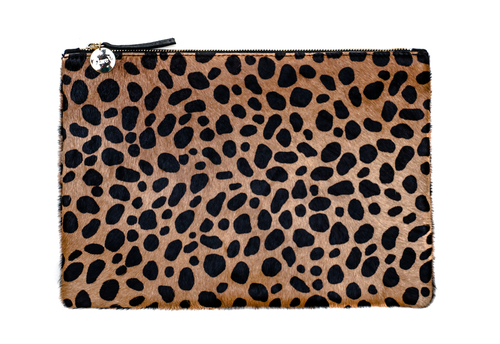Clare V. Flat Clutch in Leopard Hair Clare V. Flat Clutch in Leopard Hair
