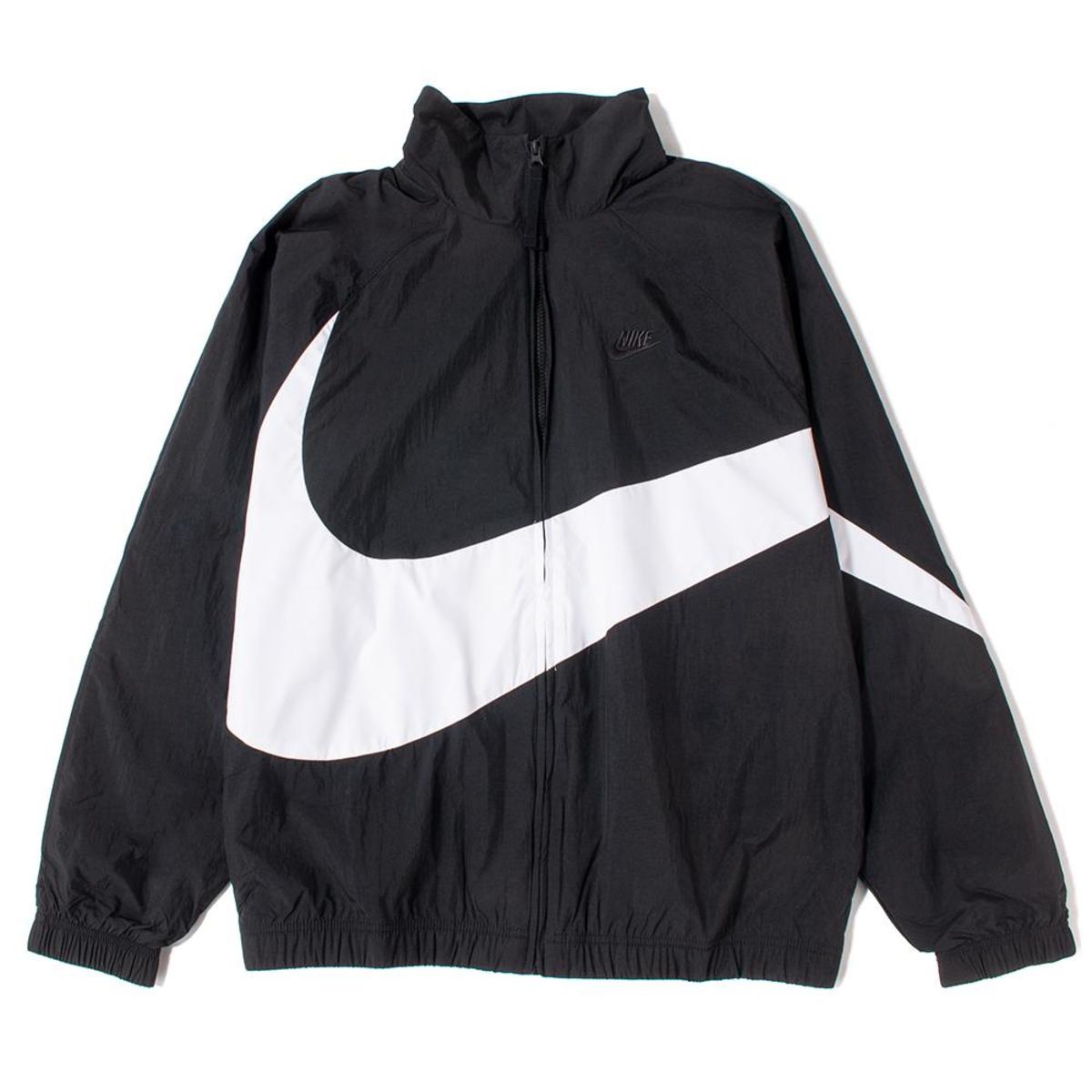 Nike Sportswear Swoosh Jacket - Black/White | Garmentory