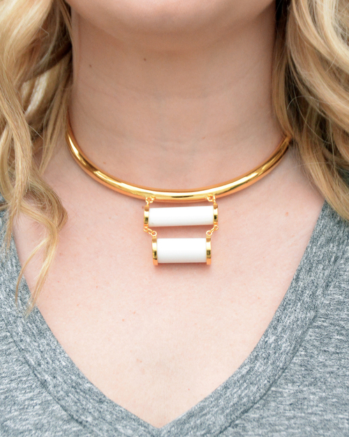 Lizzie Fortunato Ancient Ruins Collar Necklace Lizzie Fortunato Ancient Ruins Collar Necklace