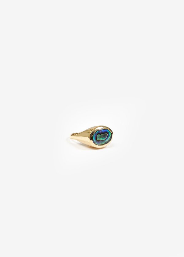 Luiny Abalone Pinky Ring No. 2 Luiny Abalone Pinky Ring No. 2