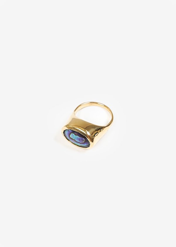 Luiny Abalone Pinky Ring No. 2 Luiny Abalone Pinky Ring No. 2