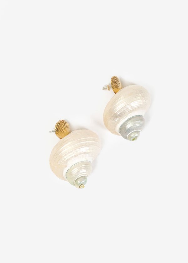 Luiny Concha & Caracol Shell Earrings Luiny Concha & Caracol Shell Earrings