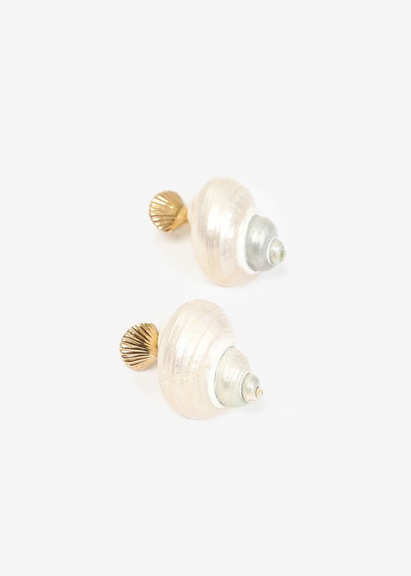 Luiny Concha & Caracol Shell Earrings Luiny Concha & Caracol Shell Earrings