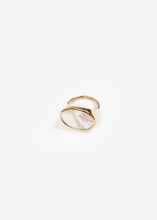 Luiny Madre Perla Ring - Brass Luiny Madre Perla Ring - Brass