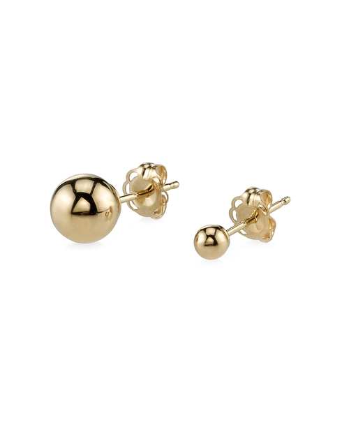 Gabriela Artigas Assymetric Orbit Earrings in 14K Gold Gabriela Artigas Assymetric Orbit Earrings in 14K Gold