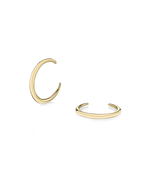 Gabriela Artigas Mini Rising Tusk Earrings in 14K Gold Gabriela Artigas Mini Rising Tusk Earrings in 14K Gold