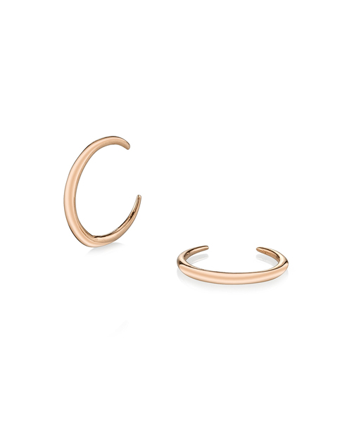 Gabriela Artigas Mini Rising Tusk Earrings in 14K Rose Gold Gabriela Artigas Mini Rising Tusk Earrings in 14K Rose Gold