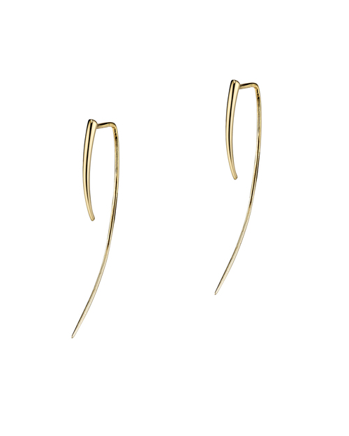 Gabriela Artigas XL Infinite Tusk Earrings in 14K Gold Gabriela Artigas XL Infinite Tusk Earrings in 14K Gold
