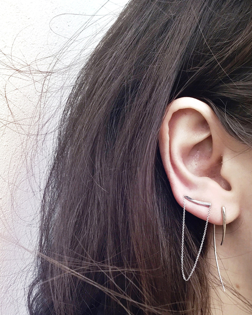Gabriela Artigas XL Infinite Tusk Earrings in 14K Gold Gabriela Artigas XL Infinite Tusk Earrings in 14K Gold