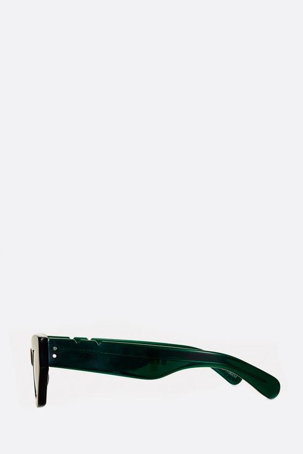 Pared Emerald Petite Amour Sunglasses - Dark Green | Garmentory display picture 3