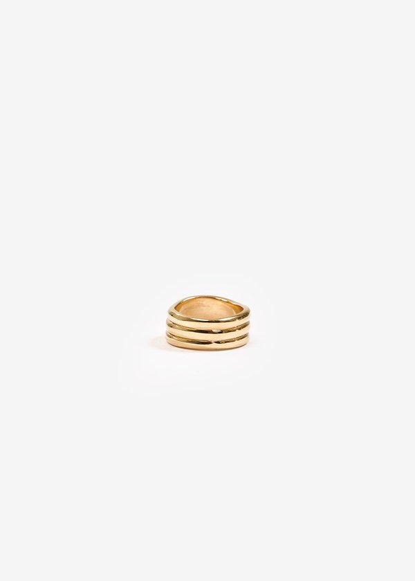 Luiny Waves Ring No. 2 - Brass Luiny Waves Ring No. 2 - Brass