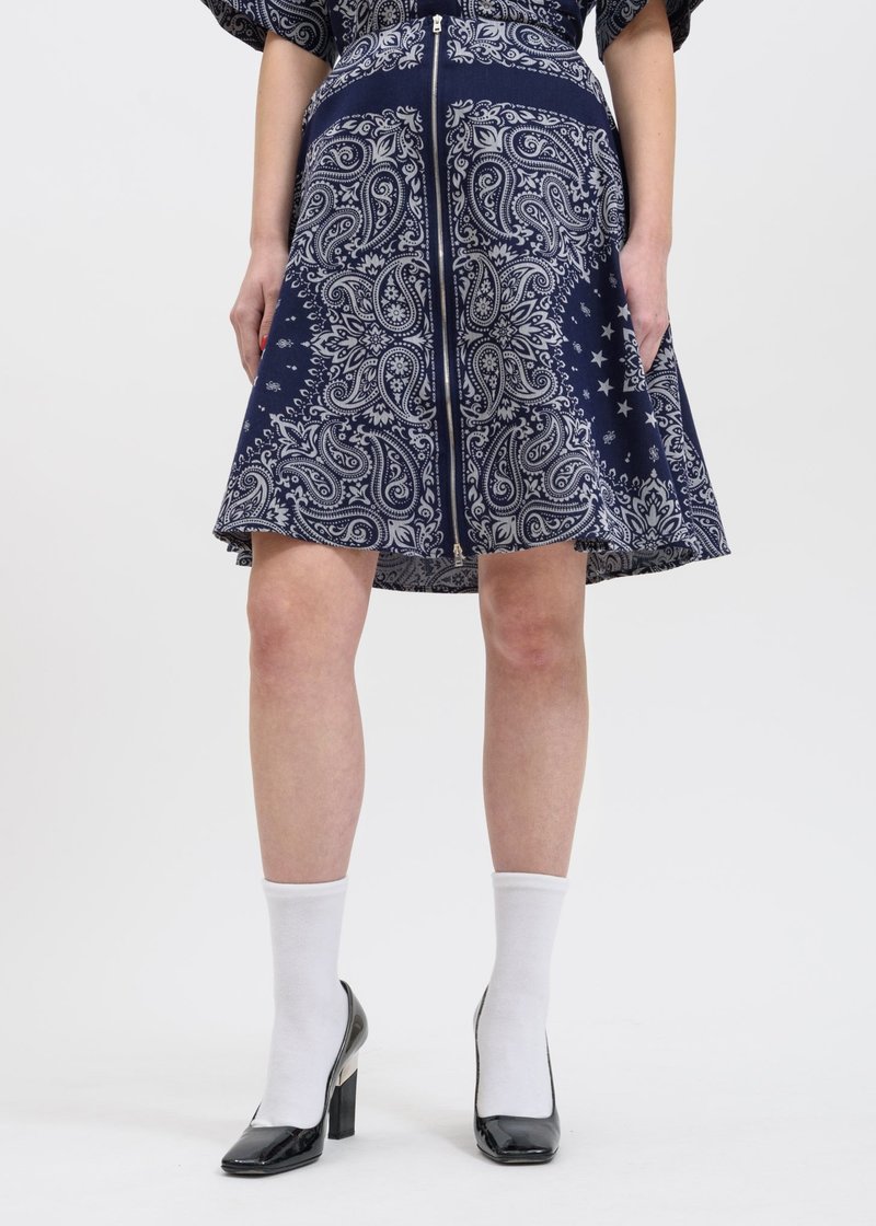 Études Studio Bandana Steps Skirt - Blue | Garmentory