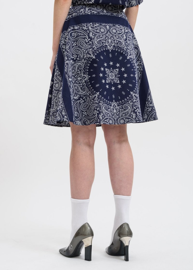 Études Studio Bandana Steps Skirt - Blue | Garmentory